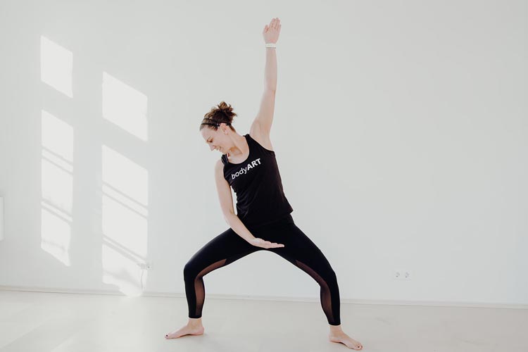 BodyArt, Yoga & Fitness Trainerin Kerstin in Action