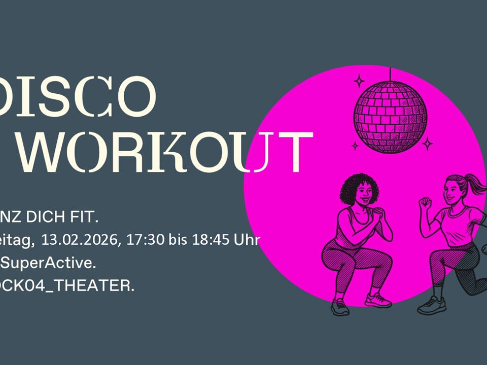 Disco Workout mit SuperActive-Trainerin Angie Boschi in der Hafenstadt
